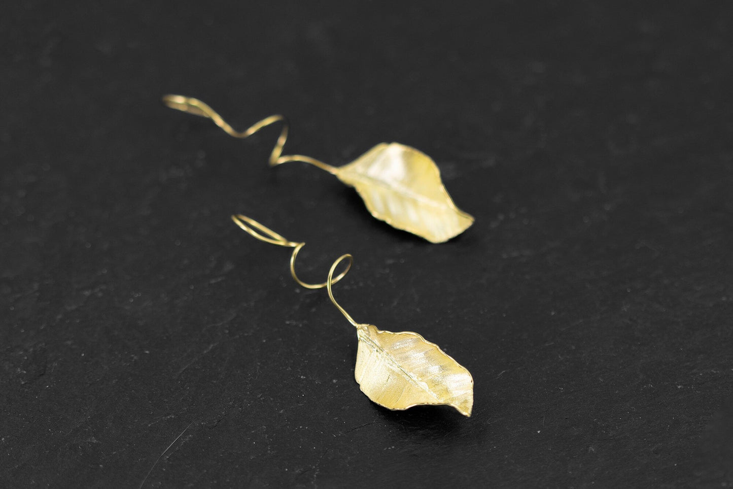 Autumn Leaves Charm Earrings-Sterling Silver Fall Leaves Dangle Earrings-Matt Silver-Harvest Thanksgiving Jewelry-Gift for woman cindysilverstudio