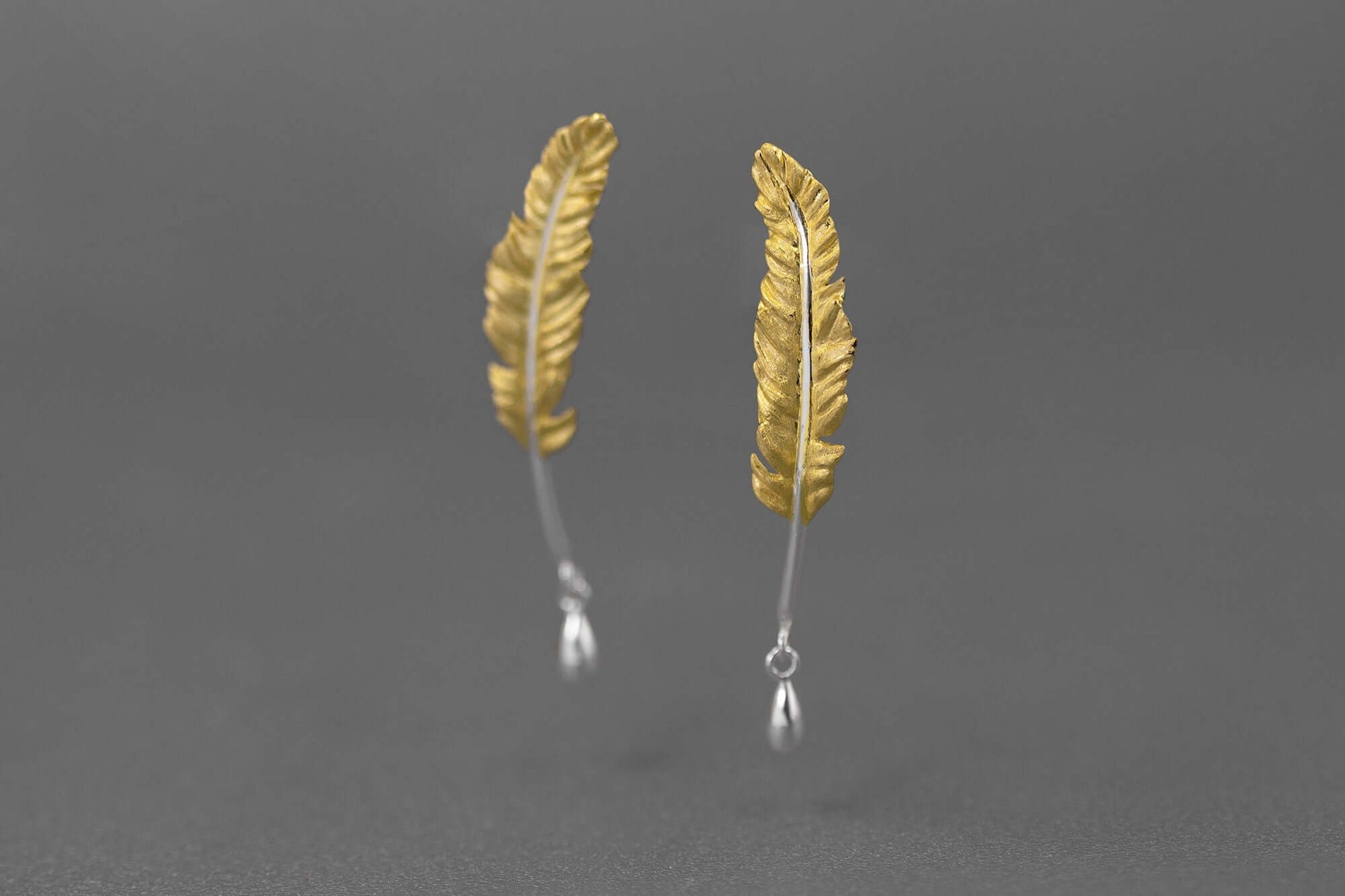 Quill Pen Earrings-Sterling Silver Feather Pen Earrings-Quill Pen and Ink-Antique Plume Jewelry-Gift for Women cindysilverstudio