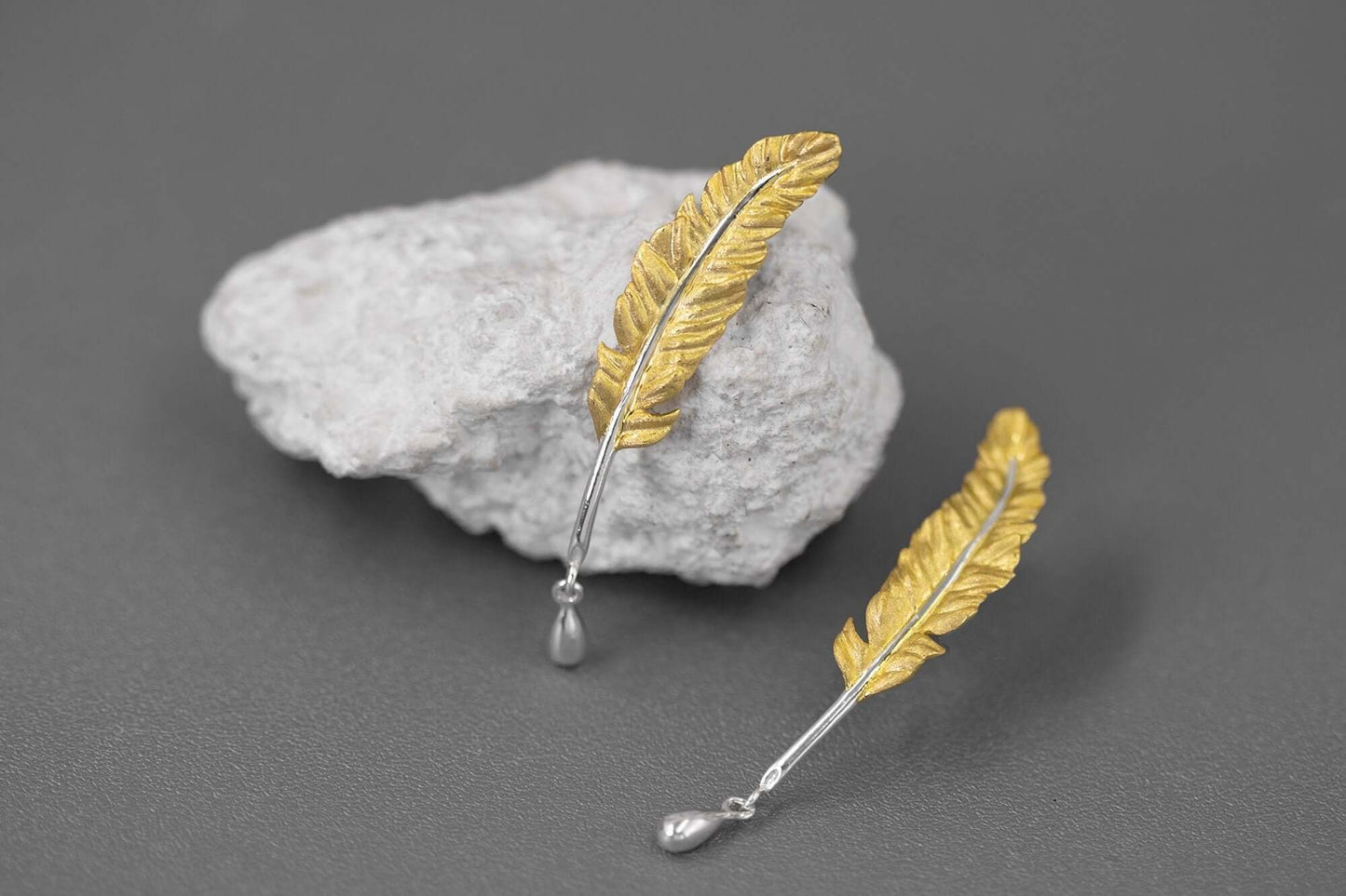 Quill Pen Earrings-Sterling Silver Feather Pen Earrings-Quill Pen and Ink-Antique Plume Jewelry-Gift for Women cindysilverstudio