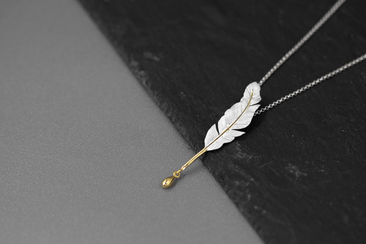 Quill Pen Pendant-Sterling Silver Feather Pen Pendant-Quill Pen and Ink-Antique Plume Jewelry-Gift for Women cindysilverstudio