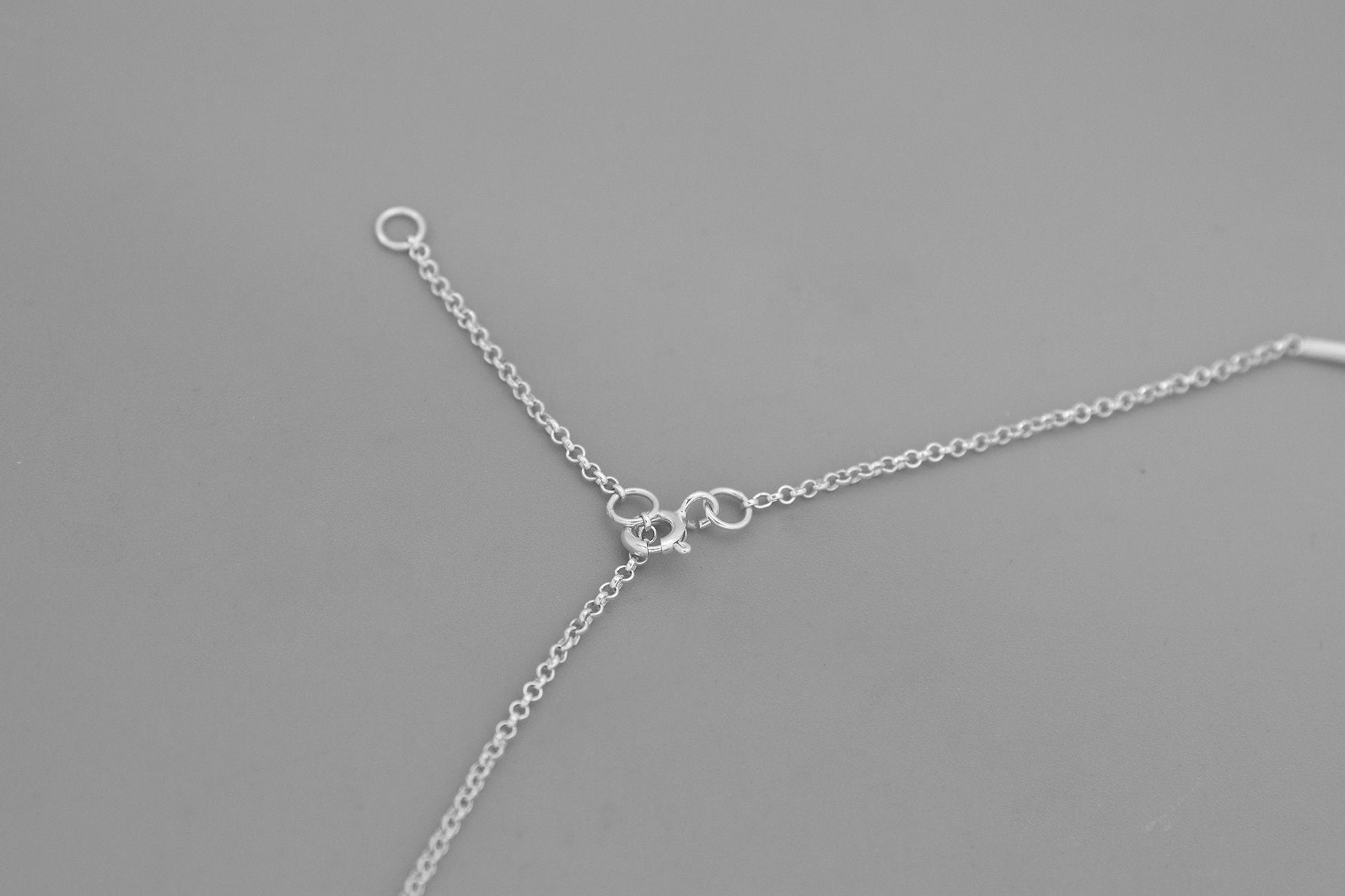 Round Choker Nekclace-Sterling Silver Choker Chain-Circle Collar-15 inches Chain-Gift for her cindysilverstudio